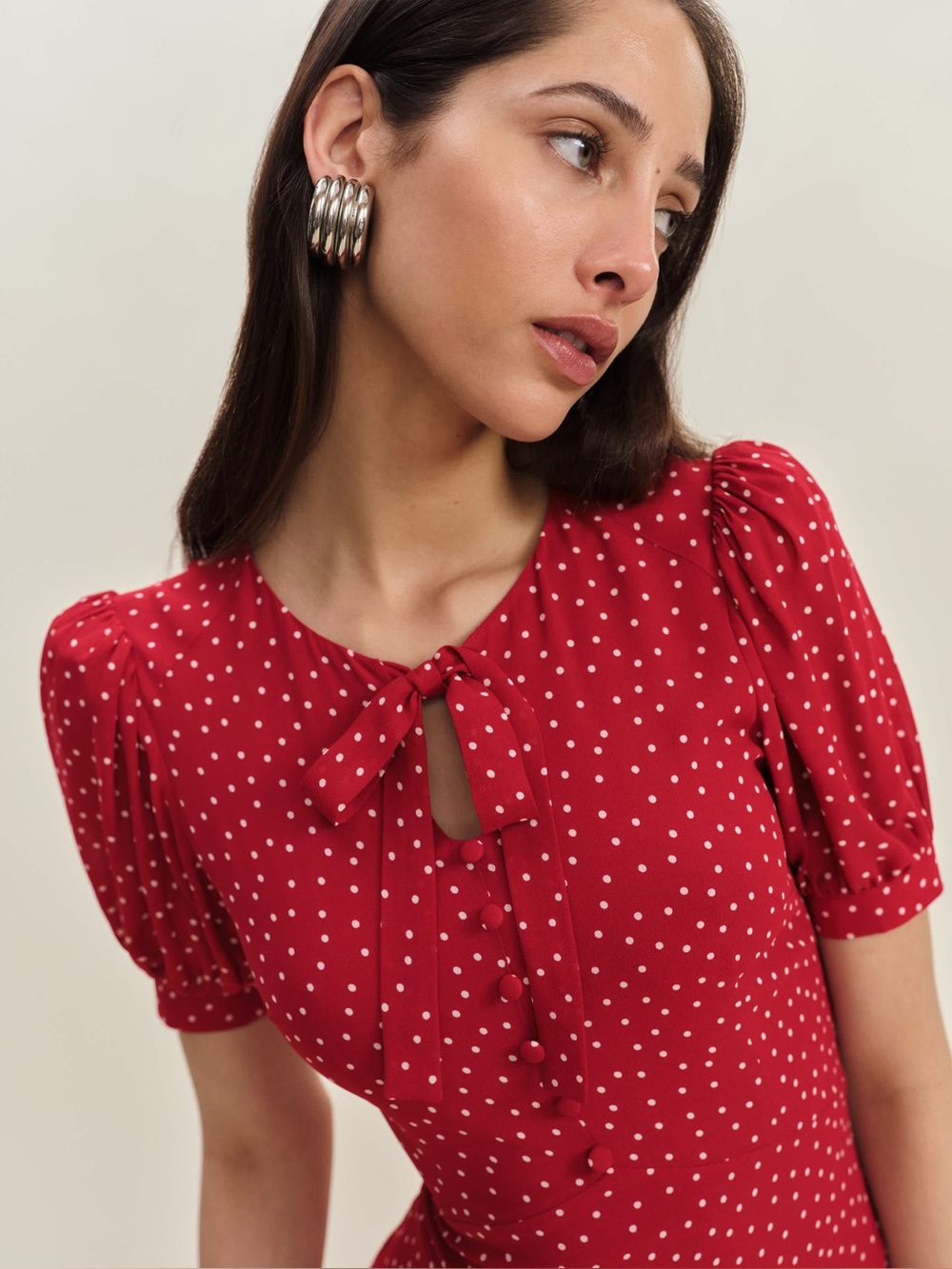 Reformation Delia Midi Dress - Picture 2 of 5